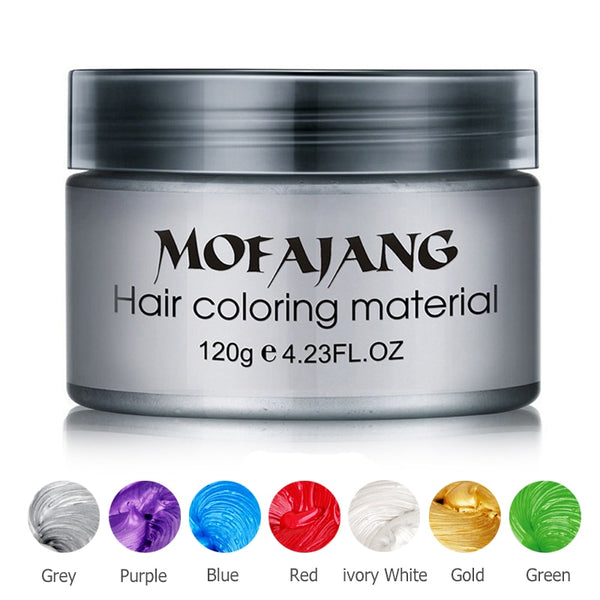 Color Hair Wax Styling Pomade